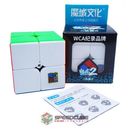 Rubik 2×2 Meilong Moyu Stickerless MFJS