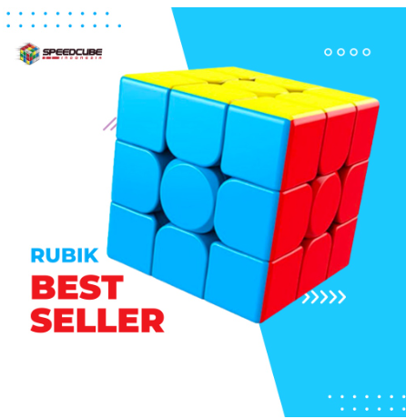 Rubik 3×3 Original & Premium Rubik Moyu Meilong Stickerless