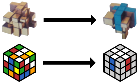 Rubik mirror - step 1