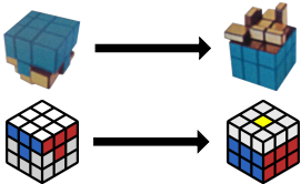 Rubik mirror - step 3