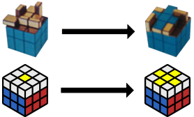 Rubik mirror - step 4