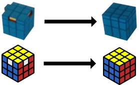 Rubik mirror - step 7