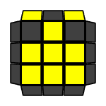 Rumus Rubik OLL - Tanda Plus - 3