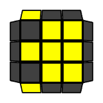 Rumus Rubik OLL - Tanda Plus - 4