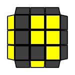 Rumus Rubik OLL - Huruf P - 3