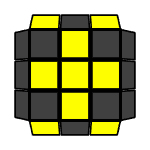 Rumus Rubik OLL - Tanda Plus - 1