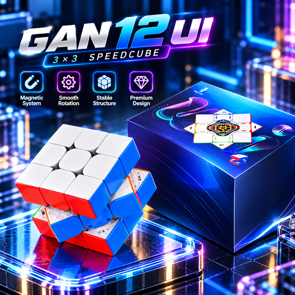 Rubik GAN 12 ui Maglev V2 UV