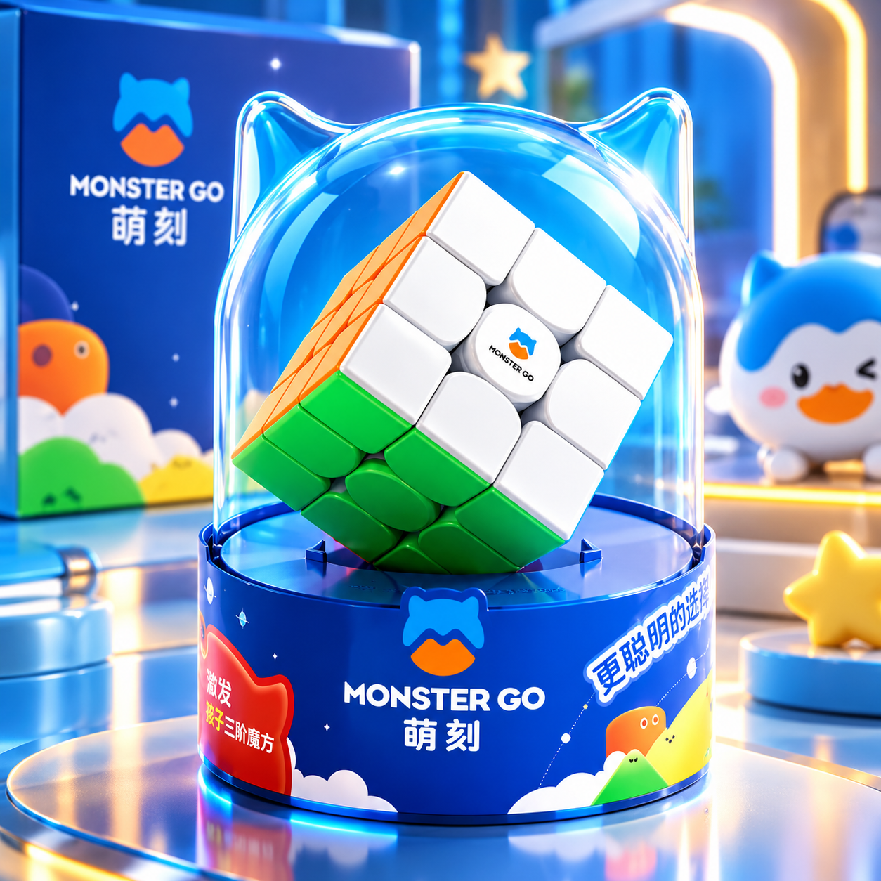 Rubik Monster Go MG356 3x3 Magnetic