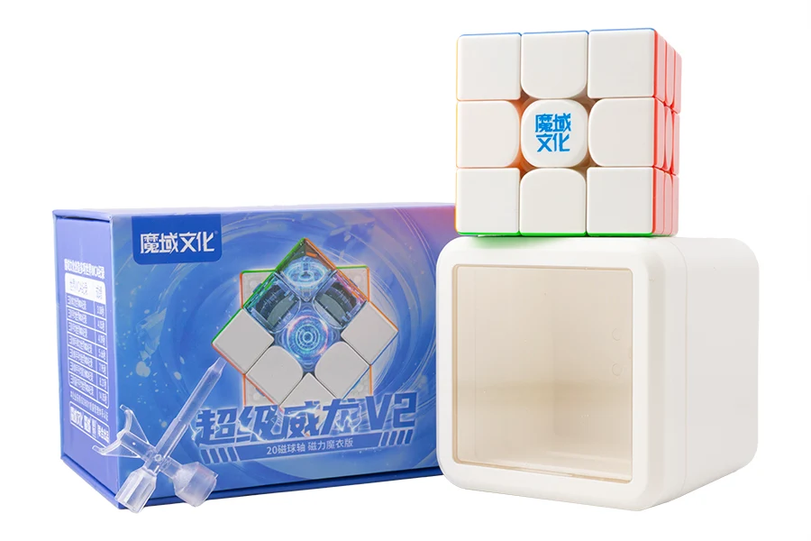 Rubik Super WeiLong V2 20-M Ball Core Magnetic UV Stickerless